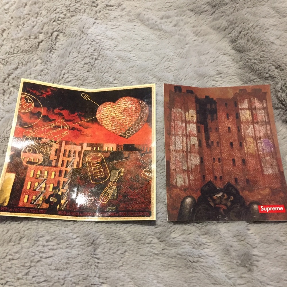 Martin Wong X Supreme Stickers